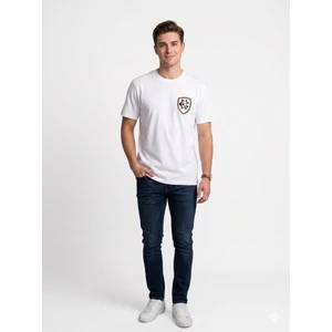 Jack&Jones Original "Live Forever" Címeres Póló – Loose Fit, Fehér, L-es