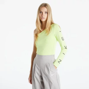 Nike One-Shoulder UV Zöld Hosszú Ujjú Női Felső, S