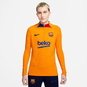 Nike FC Barcelona Strike Elite 2021/22-es évad Női Negyedcipzáras edzőfelső, L-es méretben