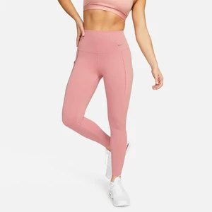 Nike Universa Rózsaszín magas derekú 7/8-os leggings zsebekkel, S-es méretben