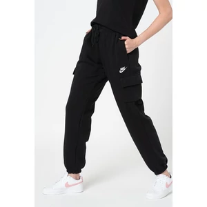 Nike, Sportswear Essentials bő szárú cargo szabadidőnadrág, Fekete, XL
