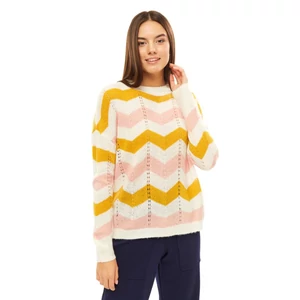 Tom Tailor Denim, Női Pulóver, Tricolor, M