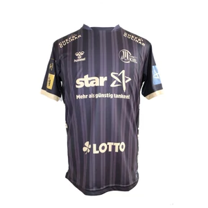Hummel THW Kiel 19-20 Int Bajnokok Ligája Kéziladba Mez, Fekete-Arany, 116-128-as