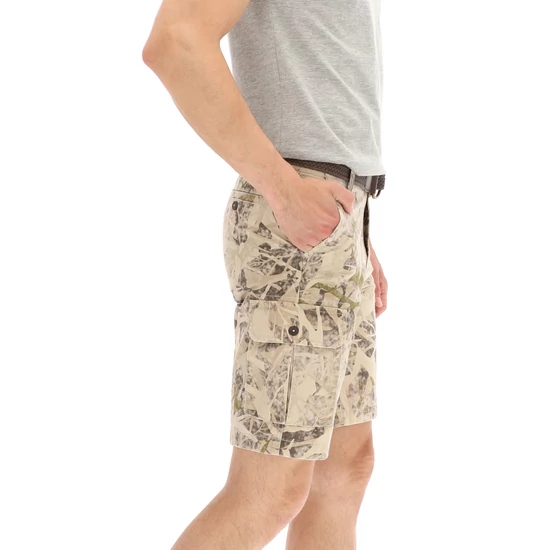 Desigual Malaga, férfi terepmintás farmer rövid nadrág, 28