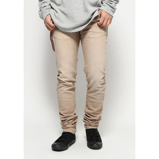 Desigual Pant Evas, Férfi farmer nadrág, Világos barna, 38-as
