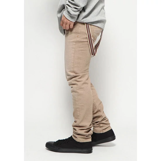 Desigual Pant Evas, Férfi farmer nadrág, Világos barna, 38-as