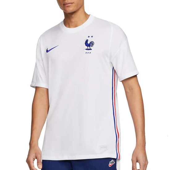 Nike Fehér Férfi Francia válogatott Idegenbeli focimez 20/21-es szezon, S-es méretben