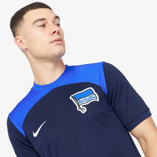 Nike Hertha Berlin 22/23 Kék Away Stadium SS póló, M-es méretben