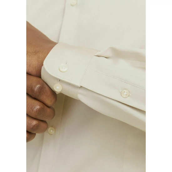 Jack & Jones PREMIUM Világos bézs Super Slim Férfi Ing – L