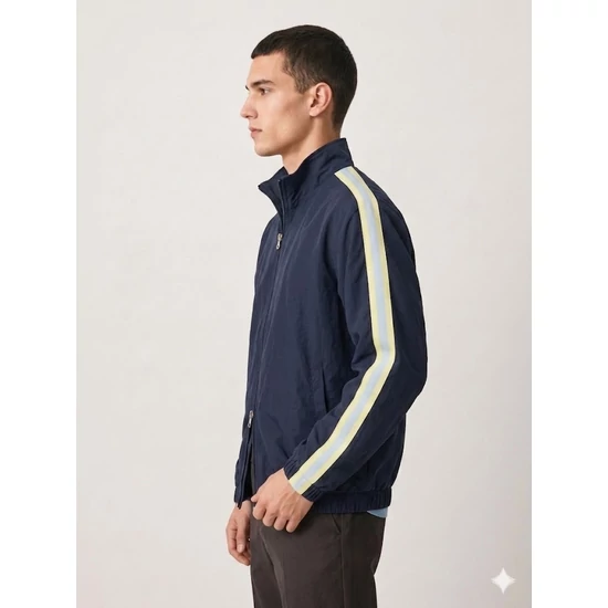 Jack&Jones  Kétirányú Cipzáras Loose Fit Férfi Nylon Dzseki, L