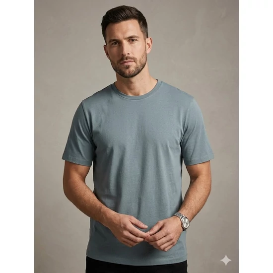 Jack & Jones Szürke egyszínű Férfi Póló, L