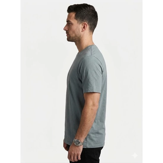 Jack & Jones Szürke egyszínű Férfi Póló, L