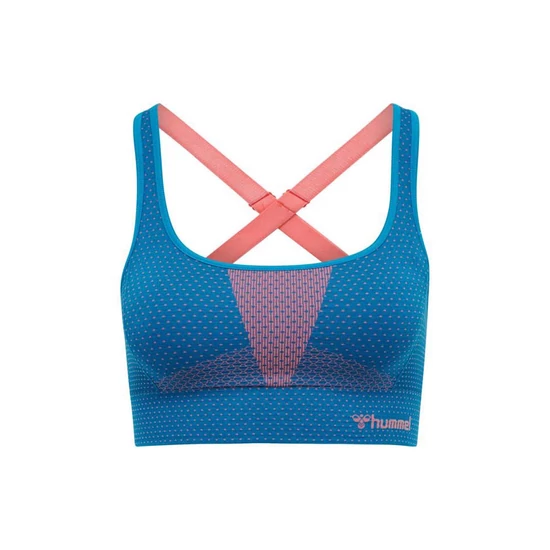 Hummel Felicity Seamless Sport Top, Kék-Rózsaszín, XS-es