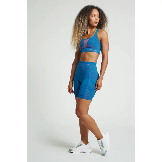 Hummel Felicity Seamless Sport Top, Kék-Rózsaszín, XS-es