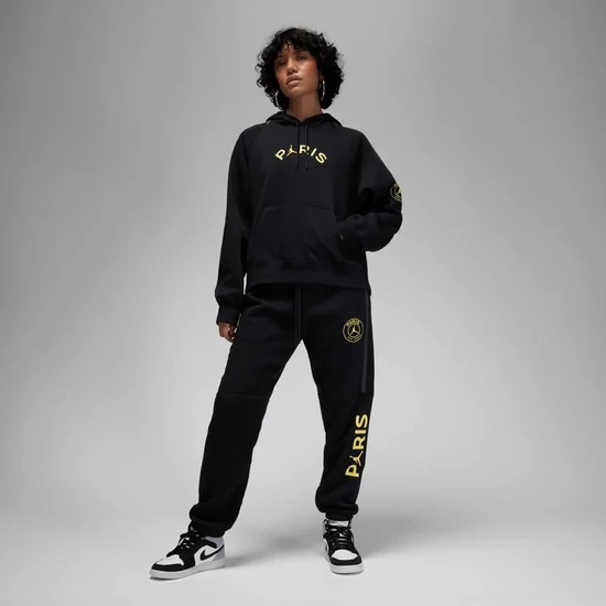 Nike Performance JORDAN X PARIS ST GERMAIN Fekete/Sárga Női Melegítőnadrág S-es méretben