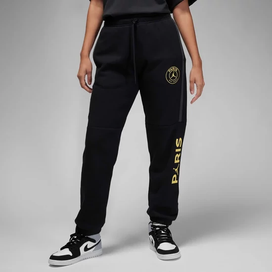 Nike Performance JORDAN X PARIS ST GERMAIN Fekete/Sárga Női Melegítőnadrág S-es méretben