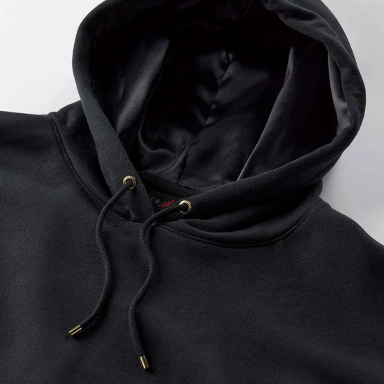 Nike, Ejtett ujjú kapucnis bő fazonú pulóver kenguruzsebbel, Fekete, XS