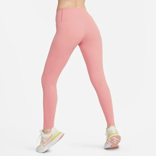 Nike Zenvy Púder Rózsaszín Hosszú Jóga Nadrág, XS-es méretben