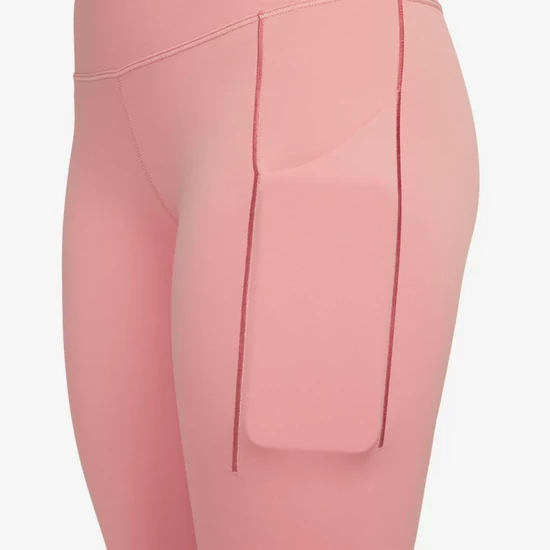 Nike Universa Rózsaszín magas derekú 7/8-os leggings zsebekkel, S-es méretben