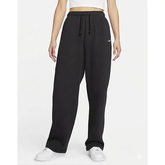 Nike Sportswear Essential Oversize Női Melegítőnadrág – Fekete - M