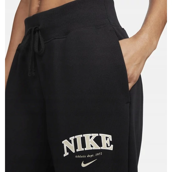 Nike NSW Phoenix Oversize Fekete Női Melegítőnadrág, S-es méretben