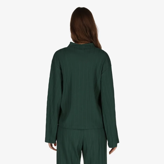 Nike W Nsw Jrsy Rib Ls felső DM6399397 Női zöld XS