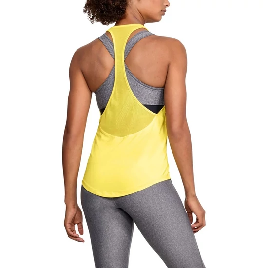 Under Armour HG Armour Mesh Edző Trikó, Sárga, L-es