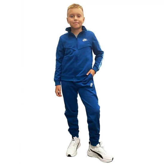 Nike Kids Kék Fiú Tréningruha Szett, L-es méretben, 147-158 cm