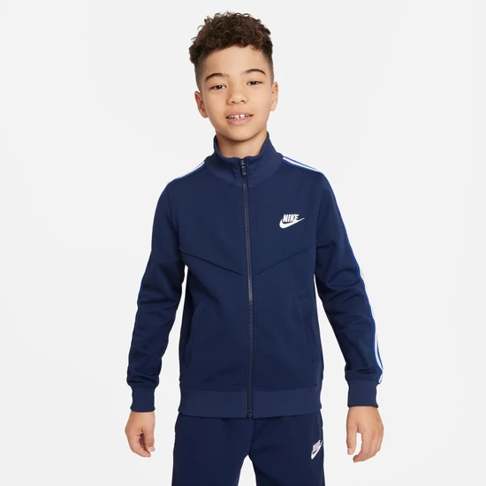 Nike Kids Sötétkék Fiú Tréningruha Szett, XL-es méretben, 158-170 cm