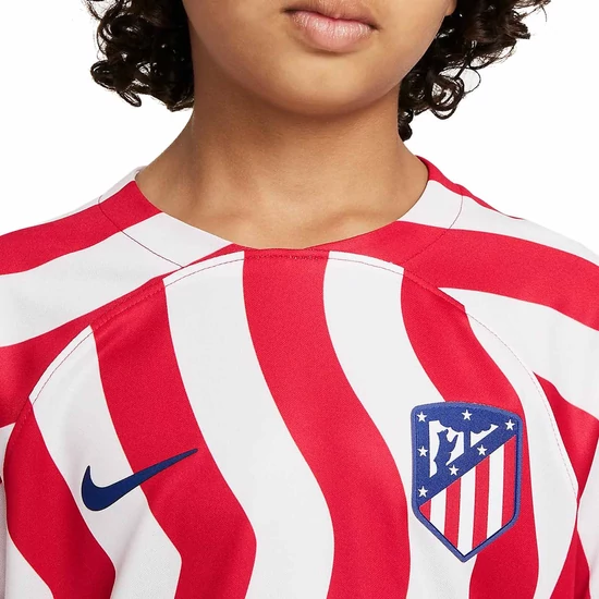 Nike Atlético Madrid 22/23 Home Stadium Gyerekmez, Piros/Fehér, L-es méretben, 147-158 cm