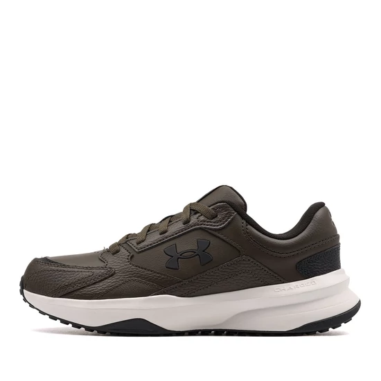 Under Armour Prémium Bőr Sportcipő (Olivazöld) 42,5 EU, UK 8, 27 cm