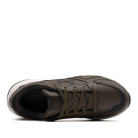 Under Armour Prémium Bőr Sportcipő (Olivazöld) 42,5 EU, UK 8, 27 cm