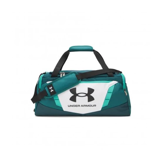 Under Armour Undeniable 5.0 Sport Táska, Unisex, Zöld/Fehér, 56x25x27cm