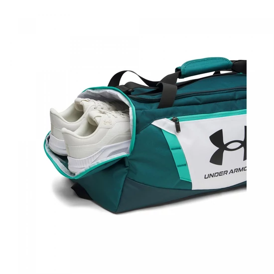 Under Armour Undeniable 5.0 Sport Táska, Unisex, Zöld/Fehér, 56x25x27cm