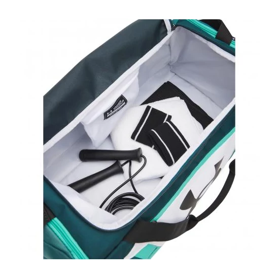 Under Armour Undeniable 5.0 Sport Táska, Unisex, Zöld/Fehér, 56x25x27cm