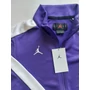 Air Jordan Nike Lila-Fehér Cipzáras Férfi Melegítő Felső, L-es méretben