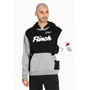 Puma Fekete/Fehér/Szürke Férfi Kapucnis Pulóver, XXL