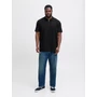 Jack & Jones Plus Size – Klasszikus Cipzáras Feket Pólóing, 3XL