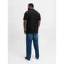 Jack & Jones Plus Size – Klasszikus Cipzáras Feket Pólóing, 3XL