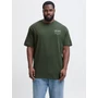 JACK & JONES – Urban Edge Studio Zöld Féfi Póló (Plus Size), 3xl