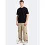 Jack & Jones Férfi Slim Fit Pamut Póló – Fekete - L