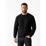 Jack & Jones Fekete Férfi Kötött Pulóver - L