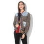 DESIGUAL, Valais gyapjútartalmú tweed és farmer dzseki, Többszínű, 38 