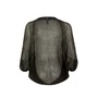 s.Oliver  Black Label Fekete Hálós Női Poncsó, One Size