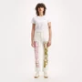 Levis 501 '90s Tört Fehér Mintás Női Farmer,  w29 l32