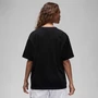 Jordan Core Blank Ss Tee Egyszínű Fekete Női Póló, XS-es méretben