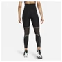 Nike, Air Dri-FIT magas derekú sportleggings futáshoz, Fekete/Szürke, S