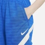Nike FC Barcelona Strike női Dri-FIT focinadrág, Kék-Fehér, L-es méretben