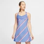 NikeCourt Női Teniszruha – Királykék/Vörös-korall/Fehér, M