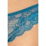 Triumph, Tempting csipkés tanga fazonú csípőbugyi, Olajkék, XL 